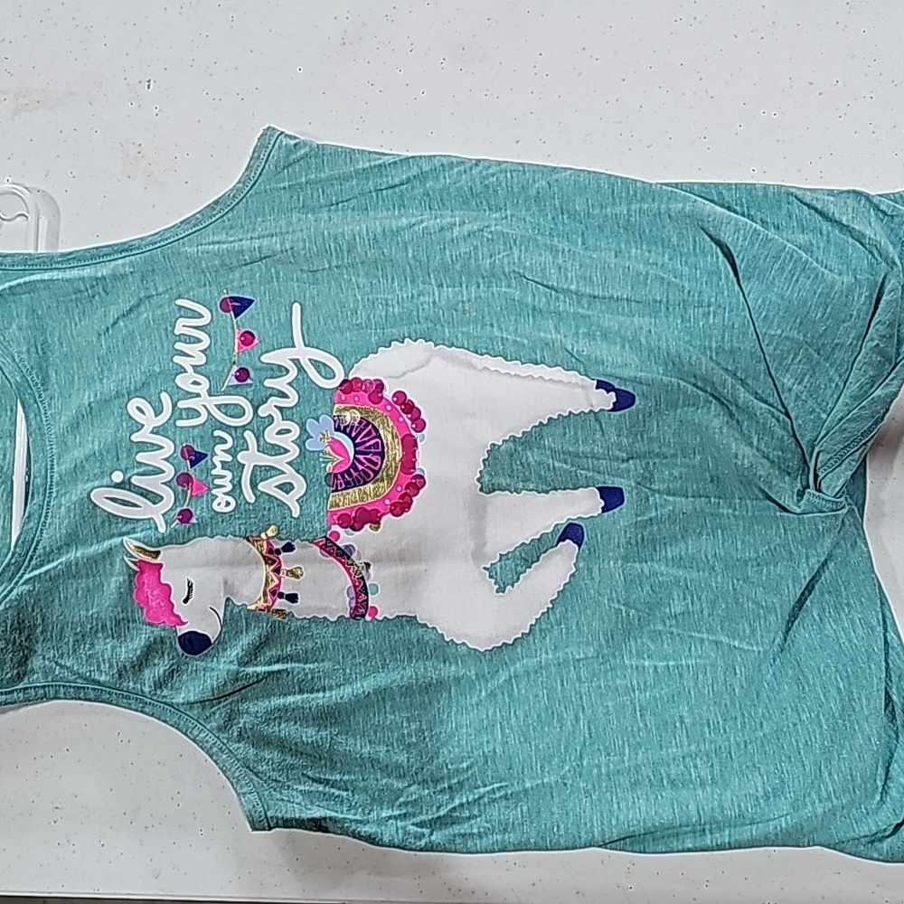 Girls tank top with twist front